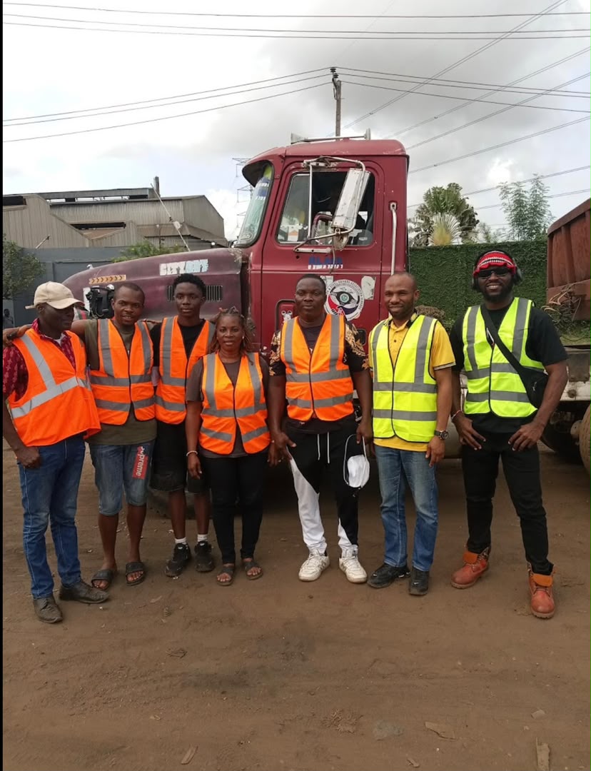 OMATH instructor teaching truck driving